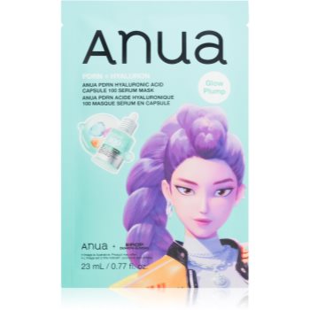 Anua K-Pop Demon Hunters PDRN + Hyaluronic Acid Capsule 100 Serum Mask mască textilă hidratantă pentru strălucirea și netezirea pielii - imagine 2